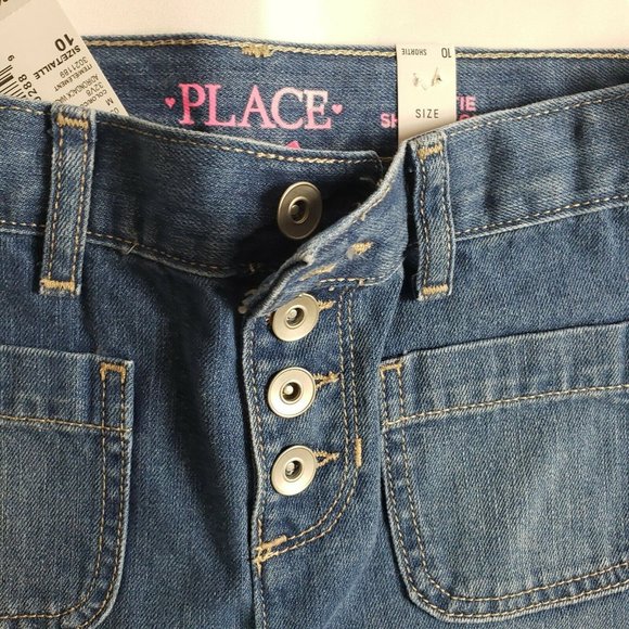 NWT The Childrens Place Sz 10 T-Shirt/ Short Set. - Picture 7 of 8